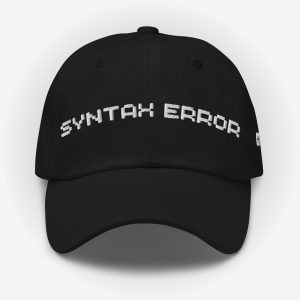 Gorra "Syntax Error" LIMITED