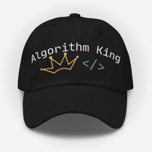 Gorra "Algorithm King"